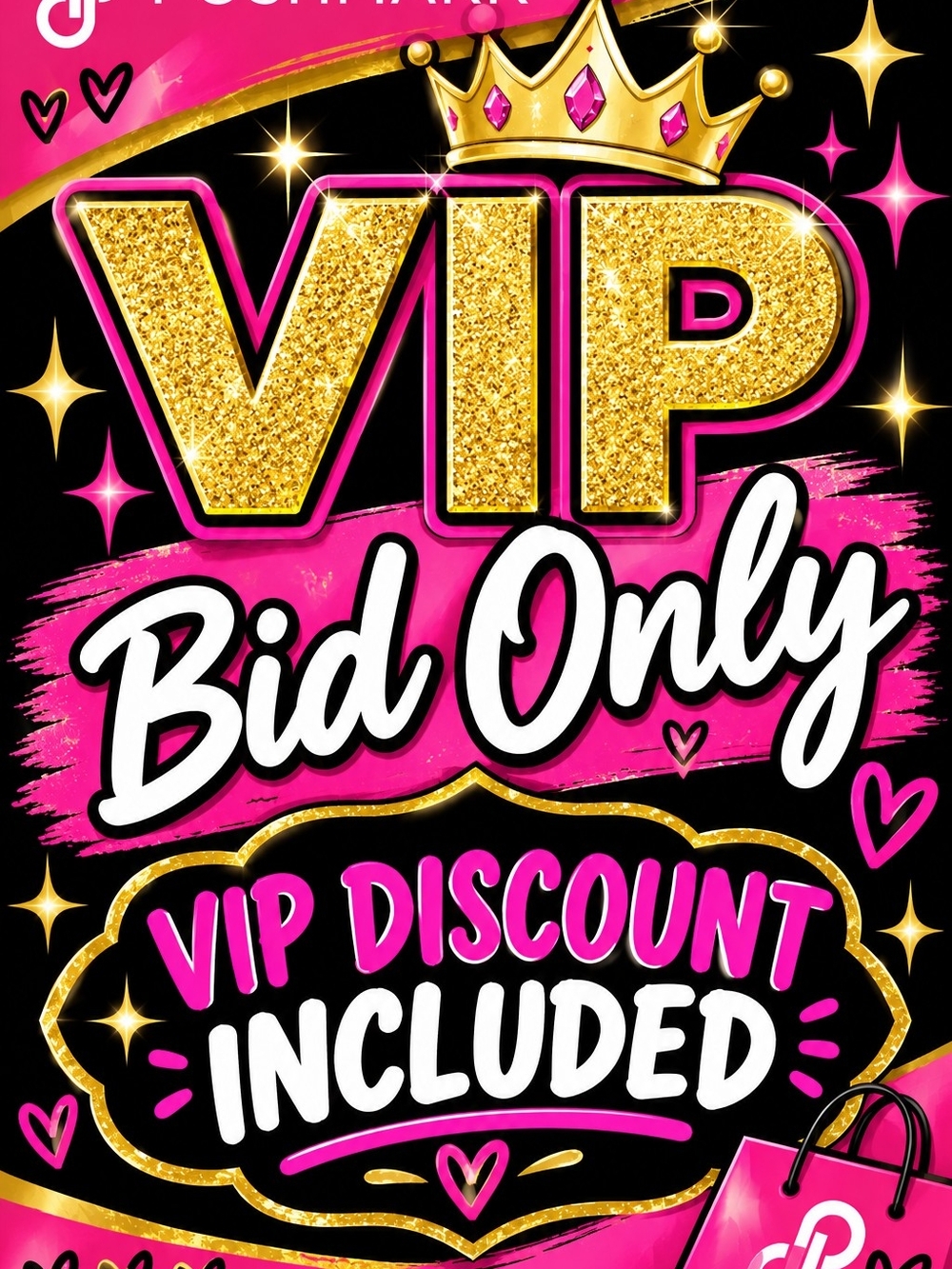 VIP's Bid Only! Live Show Flyer.